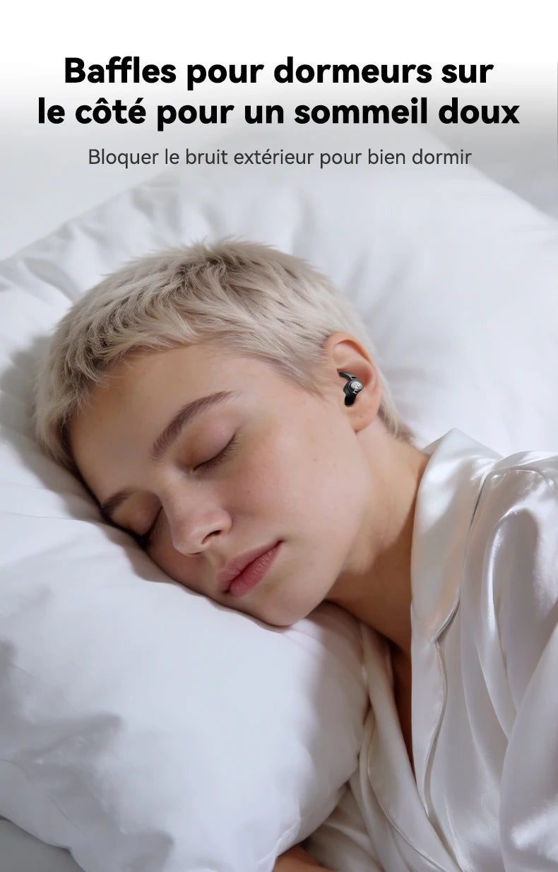 HTC NE76 OWS wireless earbuds with intelligent AI translation/50-hour battery life, low latency for music, the desk, sleep, and sport