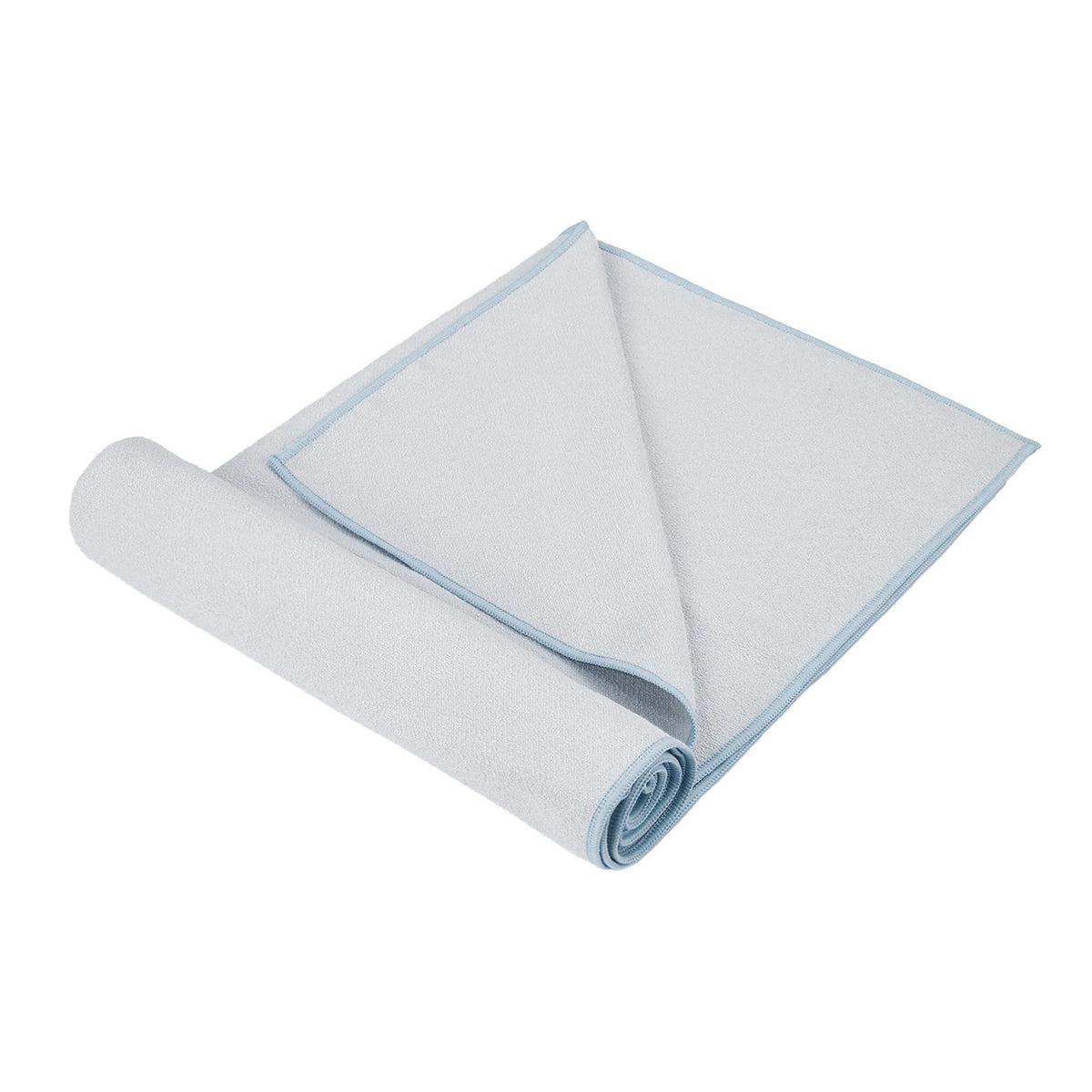 Non-Slip Microfiber Yoga Towel for Hot Yoga & Pilates Sweat Absorbent/Quick Dry Machine Washable Mat Cover, Ideal for Gym 183x67cm