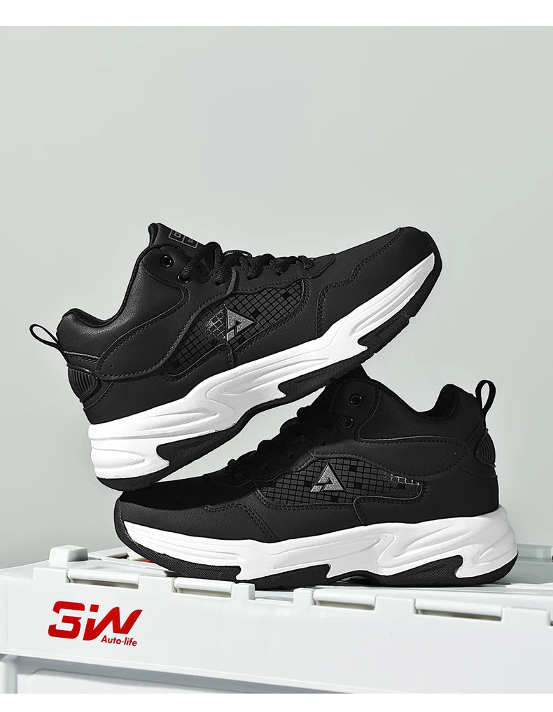 Men's high quality plus size casual sneakers Four seasons soft/sole outdoor breathable running shoes students light sports shoes