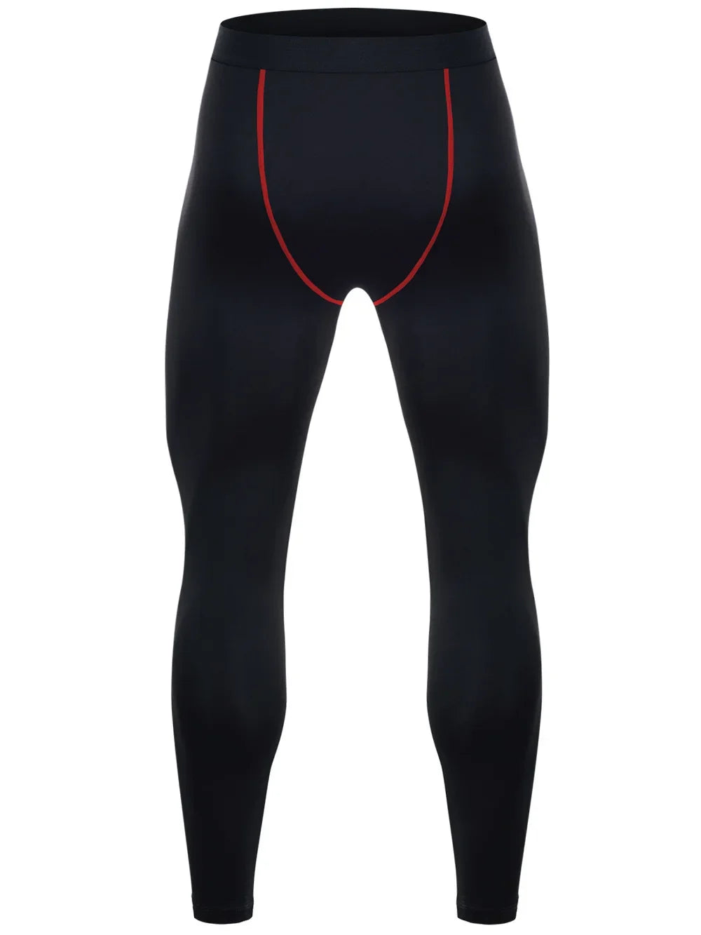 Men's compression sports pants fast drying fitness sports pants/running tight pants training tight pants black