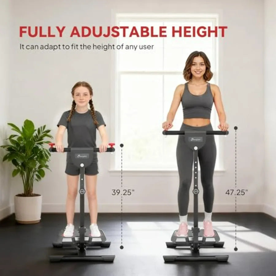 Foldable Ab Twister Board for Waist Trimming with Screen Showing Time/Calories Ab Workout Equipment for Women and Men