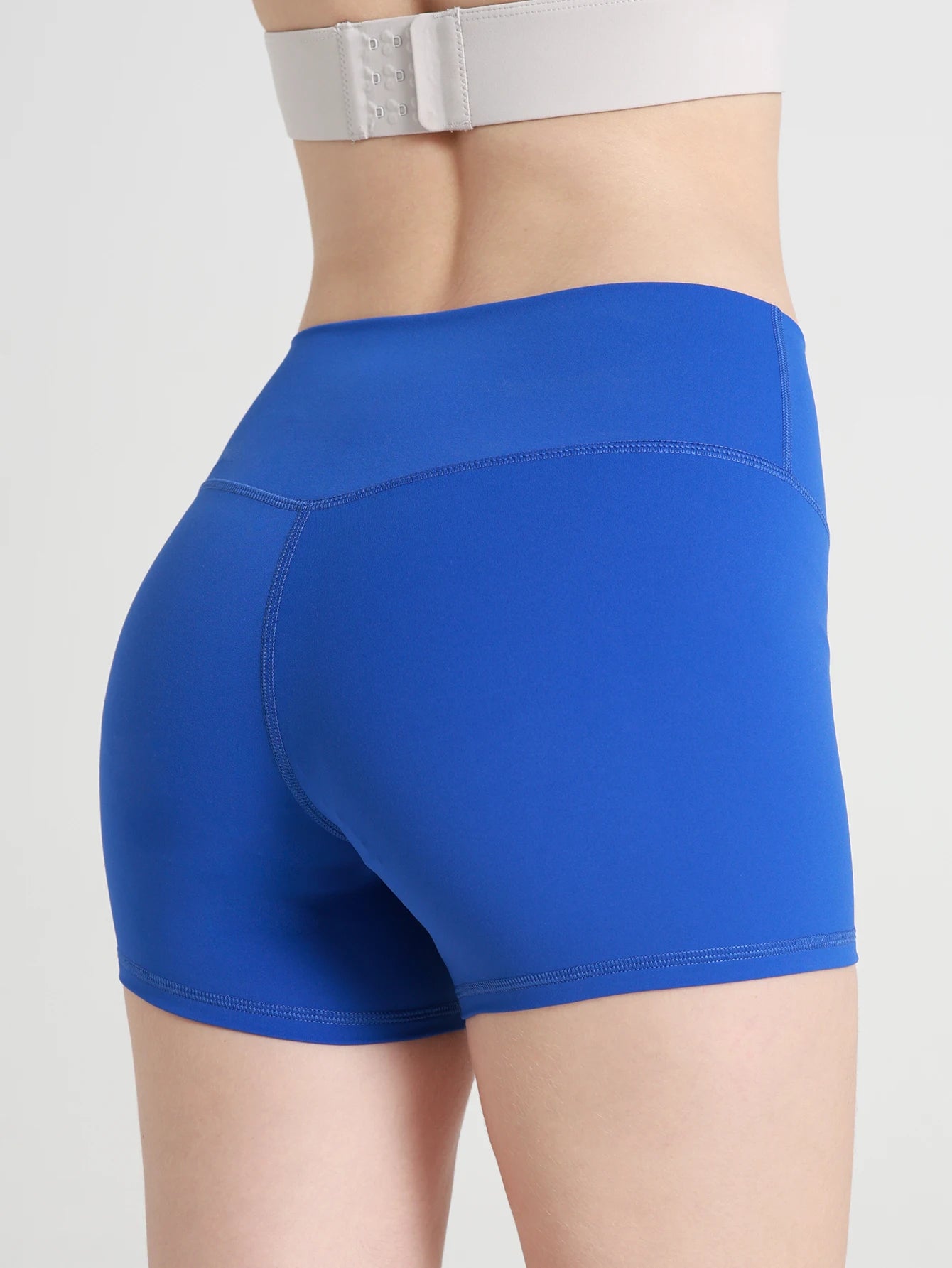 Women's Sports Yoga Shorts with High Waist Hip Lift Fitness/Running Cycling, 3-point Shorts Quick Drying Women's Yoga Short