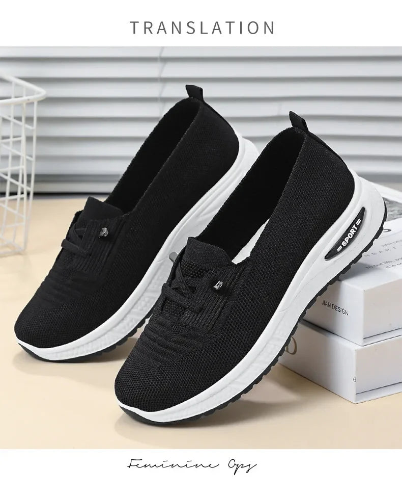 Women's Casual Shoes Fashion Breathable Walking Flat Bottom/Sports Shoes Women's Fitness Large Pink Women's Shoes