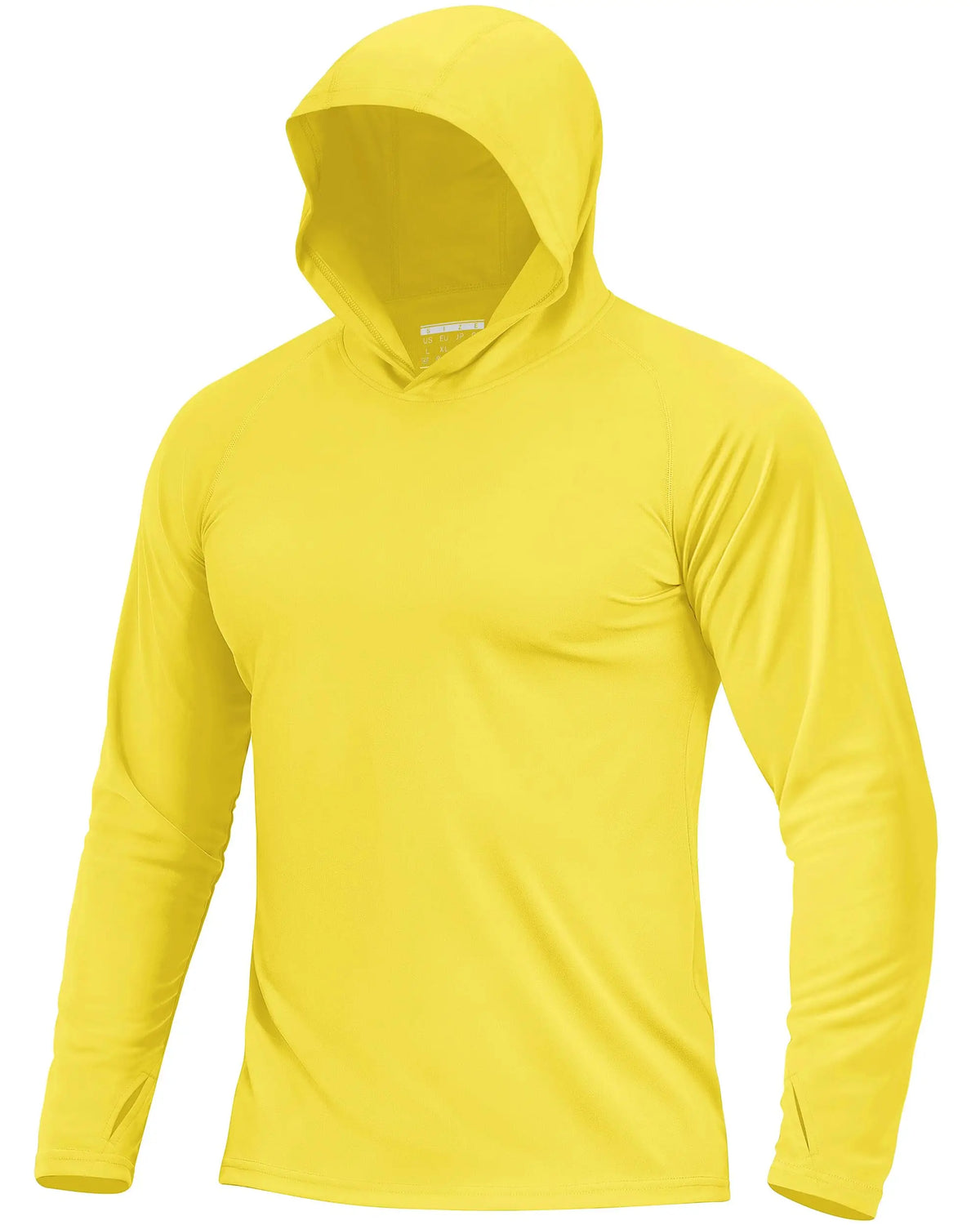 Men's UPF 50+ Sun Protection Hoodie Shirt Long Sleeve Quick Dry/Fishing Shirt Lightweight Outdoor Hiking Workout T-Shirt