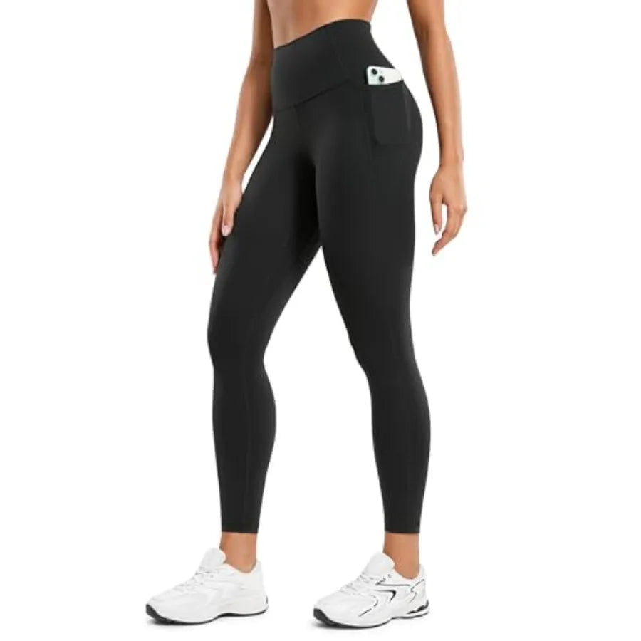Butterluxe Workout Leggings Pockets 25'' High Waisted/Gym Women's Yoga Pants Buttery Soft Leggings