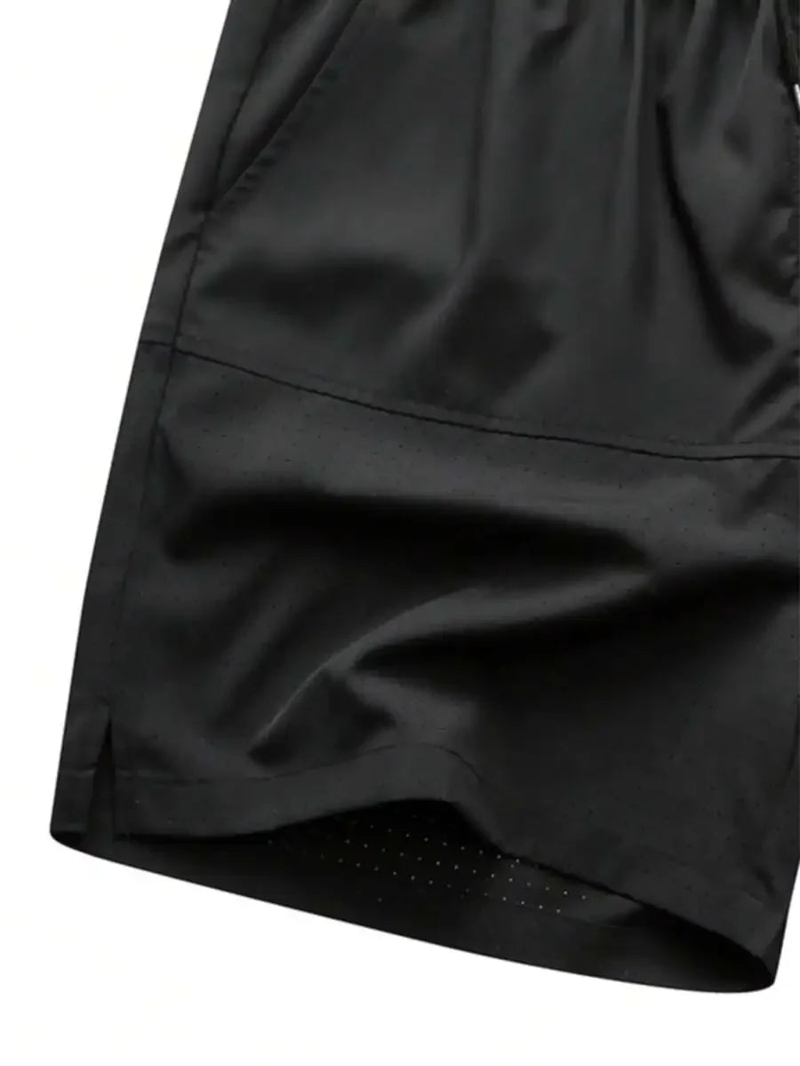 Men's Summer European & American Style Fitness Running Training/Outdoor Loose New Basketball 3-Inch Shorts Thin Sports Shorts