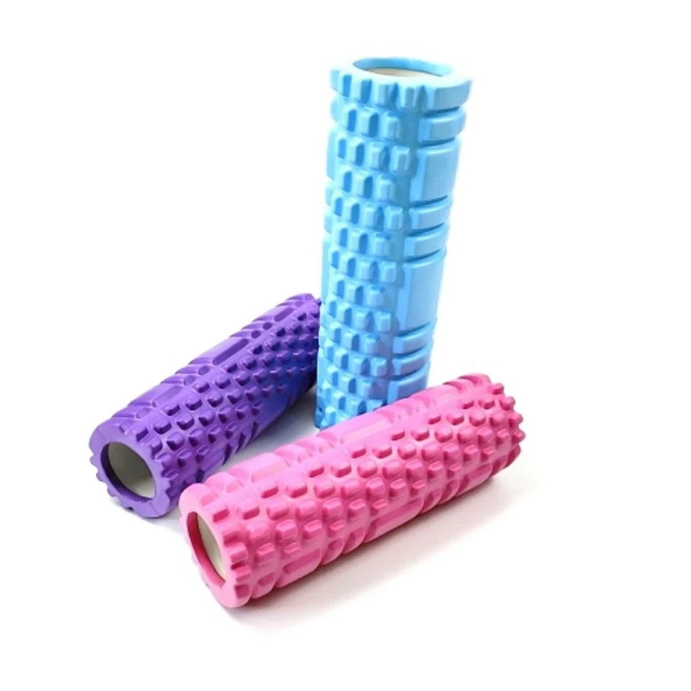 30cm Yoga Column Foam Fitness Muscle Training Pilates Sports Massage/Foam Roller Grid Trigger Point Therapy Home Gym Exercise