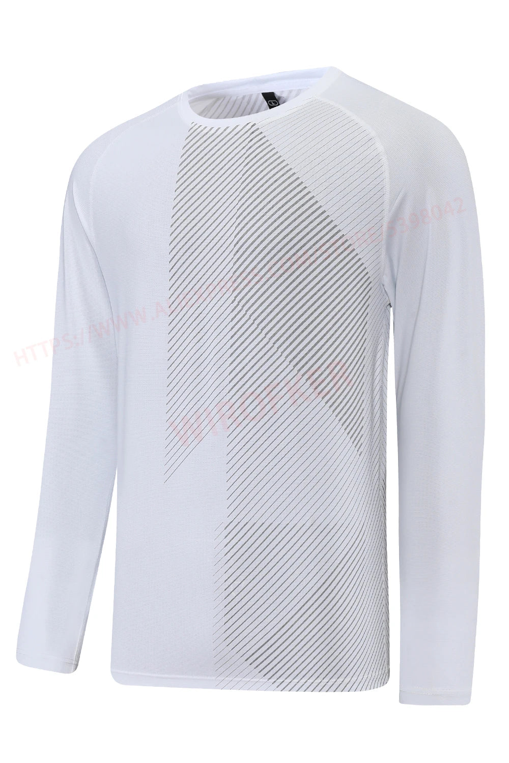 Men Prints Long Sleeve Casual Sports Quick Dry Running Shirts/Breathable Gym Sportswear High Quality Workout Long Tops