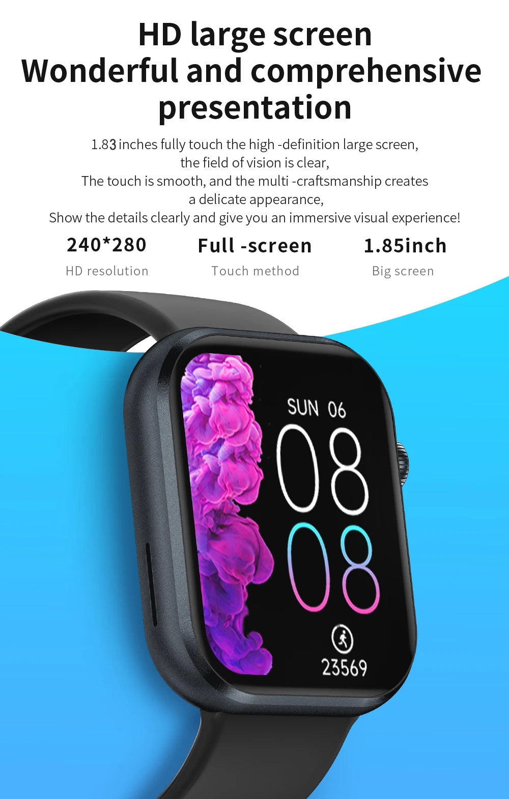 SENBONO Life3 Women Smart Watch Bluetooth Dials Call Health Monitor/Watch Sport Waterproof Smartwatch Women for IOS Android
