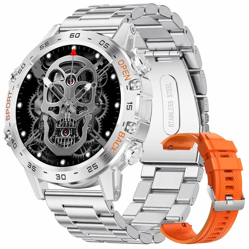 LIGE Smartwtach For Men Bluetooth Calling Waterproof Watches Health Monitoring/400mAh Outdoor Sport Smartwatch Man