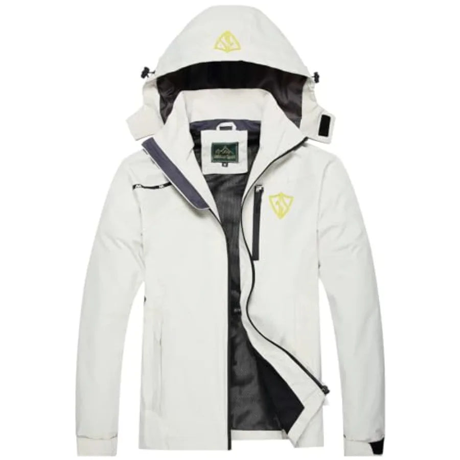 Men's Windproof Jacket Waterproof Lightweight Mountain Sport/Jacket for Men Hooded Windbreaker Raincoat