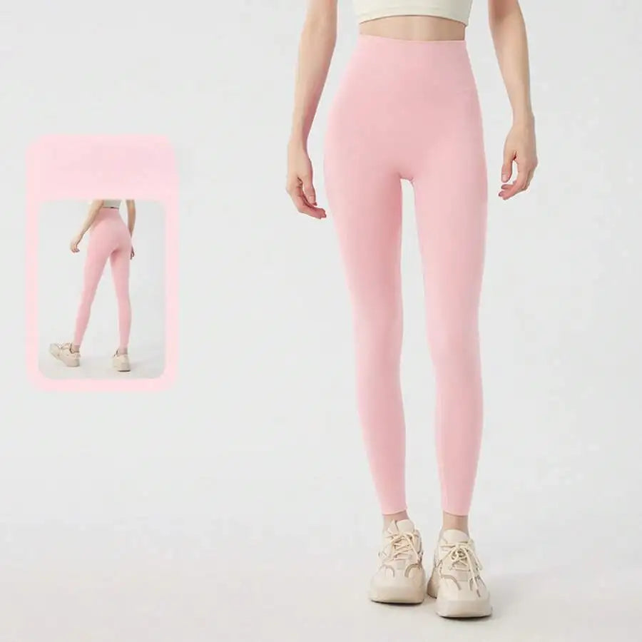 Women High Waist Peach Butt Lifting Scrunch Yoga Leggings/Compression Running Gym Tights Quick Dry Elastic Sports Pants