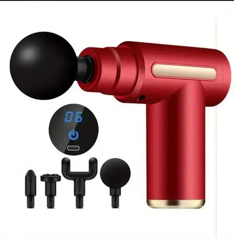 Percussion Mini Massage Gun Portable Handheld Massager/for Back Neck Shoulder Leg Muscle Pain Relief Daily Relaxation