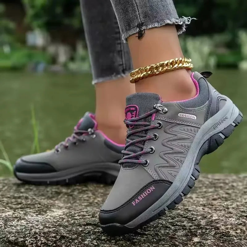 Women's Hiking Shoes Durable Breathable Mesh Street Design/Anti Slip Sole Fashionable Daily Outdoor Walking Jogging New Sneakers