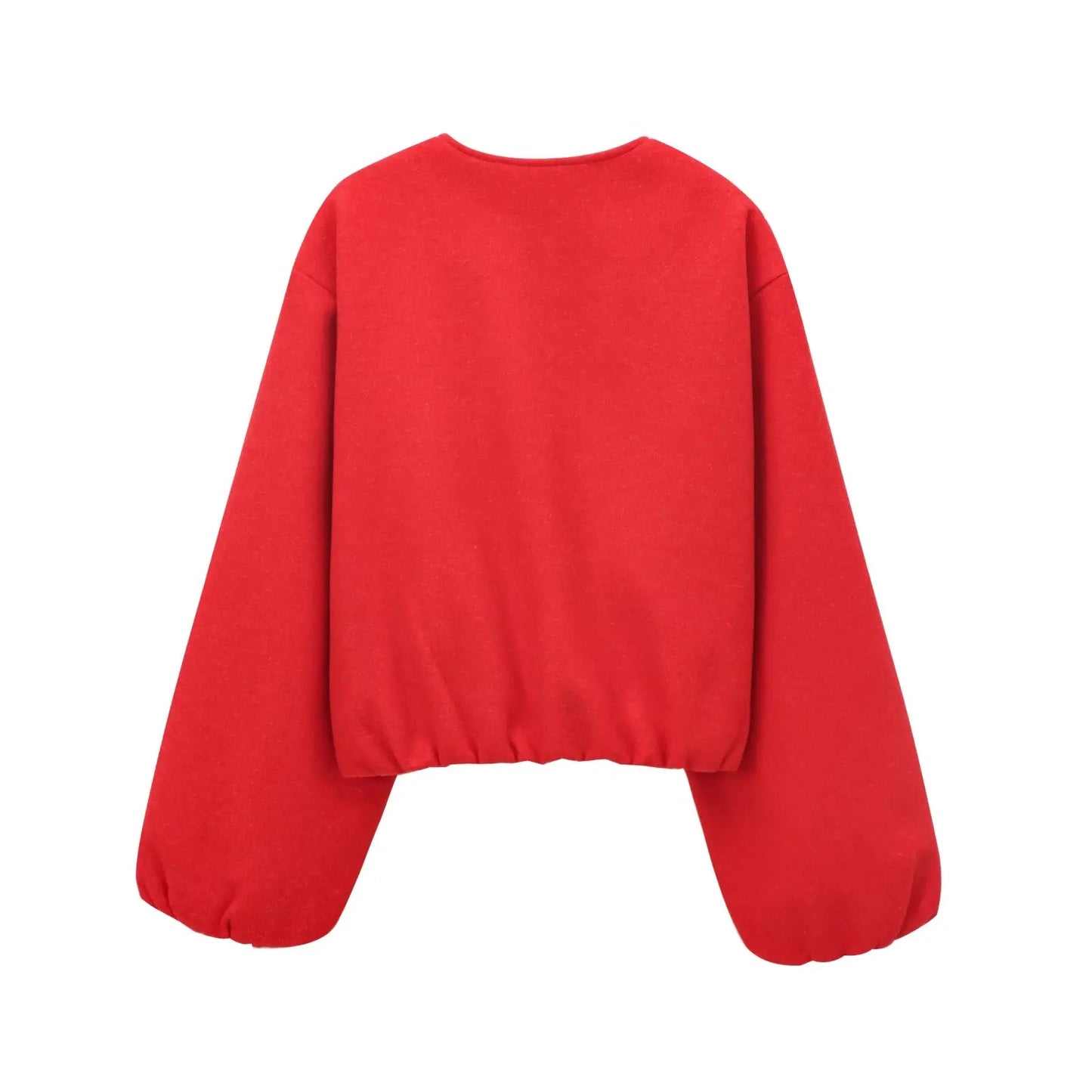 MUJER Black Bomber Jackets for Women Zipper Varsity Jackets Women/Soft Cropped Jackets Woman Long Sleeve Winter Coat Female