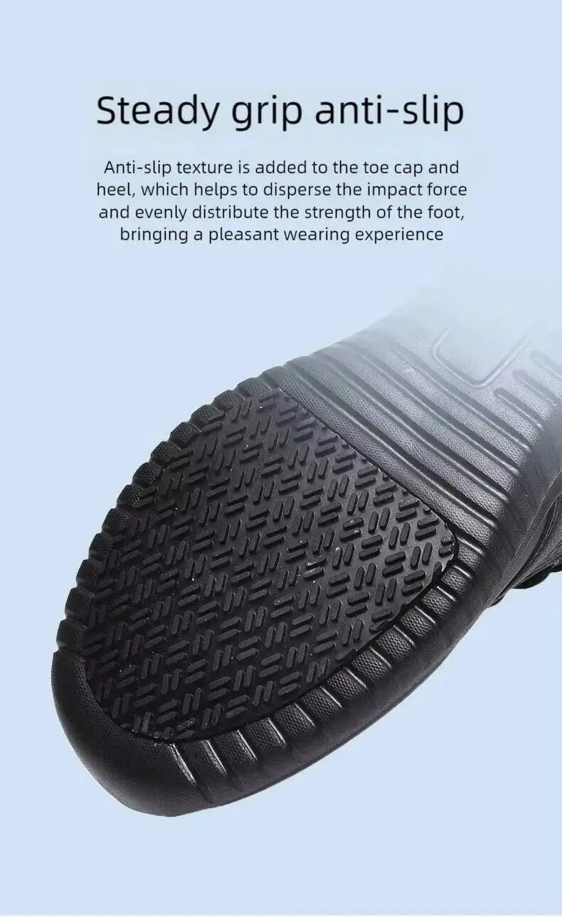 2026 Chef Non-Slip Four Seasons Breathable Hotel Work Light/Outdoor Men's Plus Size Casual Sports Walking Shoes