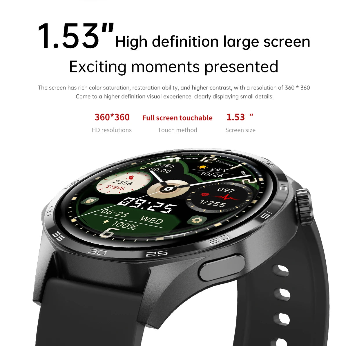 New Watch GT5 PRO NFC Smart Watch GPS Motion Trajectory HD Screen/Bluetooth Call Smartwatch Outdoor Sports Watches For Men