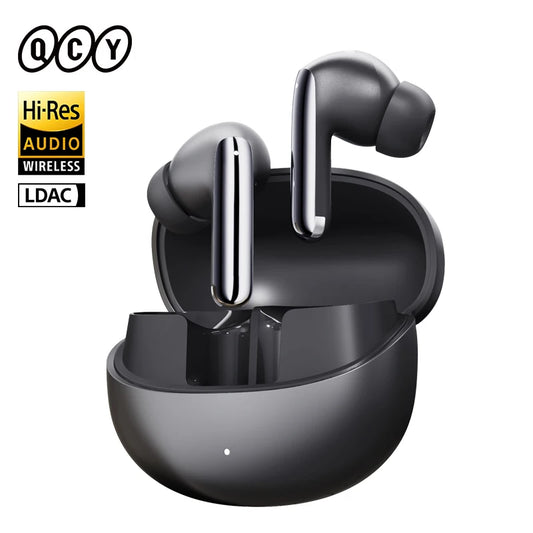 QCY MeloBuds Pro 46dB ANC Wireless Earphones Hi-Res LDAC Bluetooth 5.3 Earbuds/6 Mic Multipoint Connection in-Ear Detection