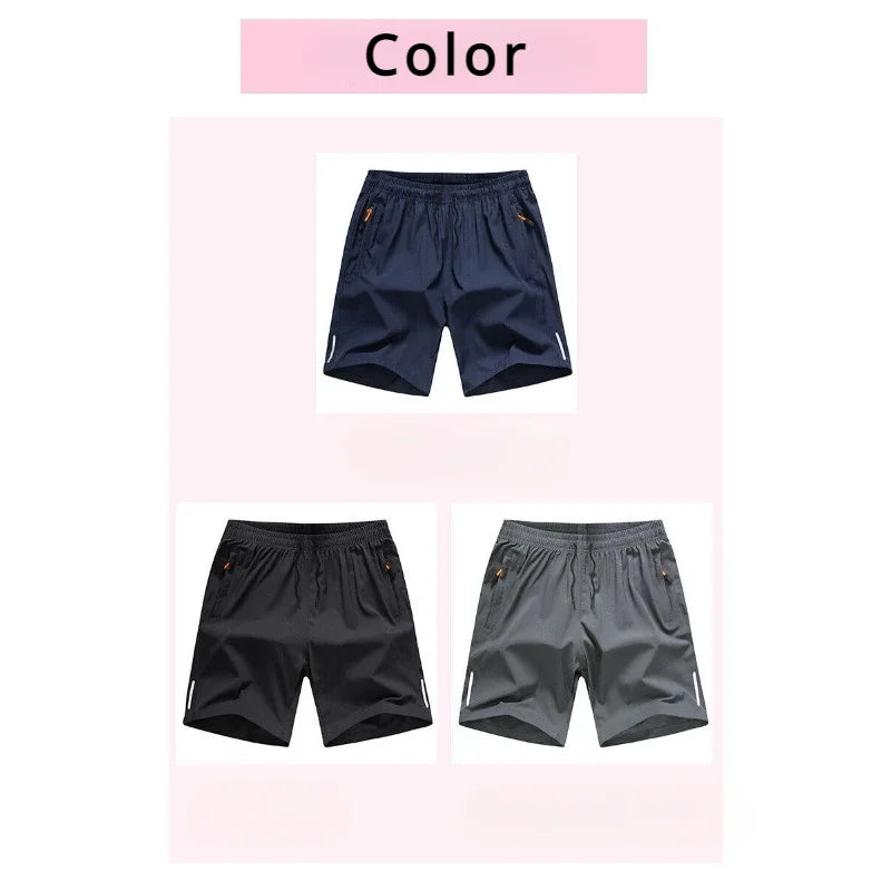 Ice Shorts Breathable Cool Comfortable Silk Running Sports 5 Inches/Men Loose-Fit Summer Gym Lightweight Basketball Shorts