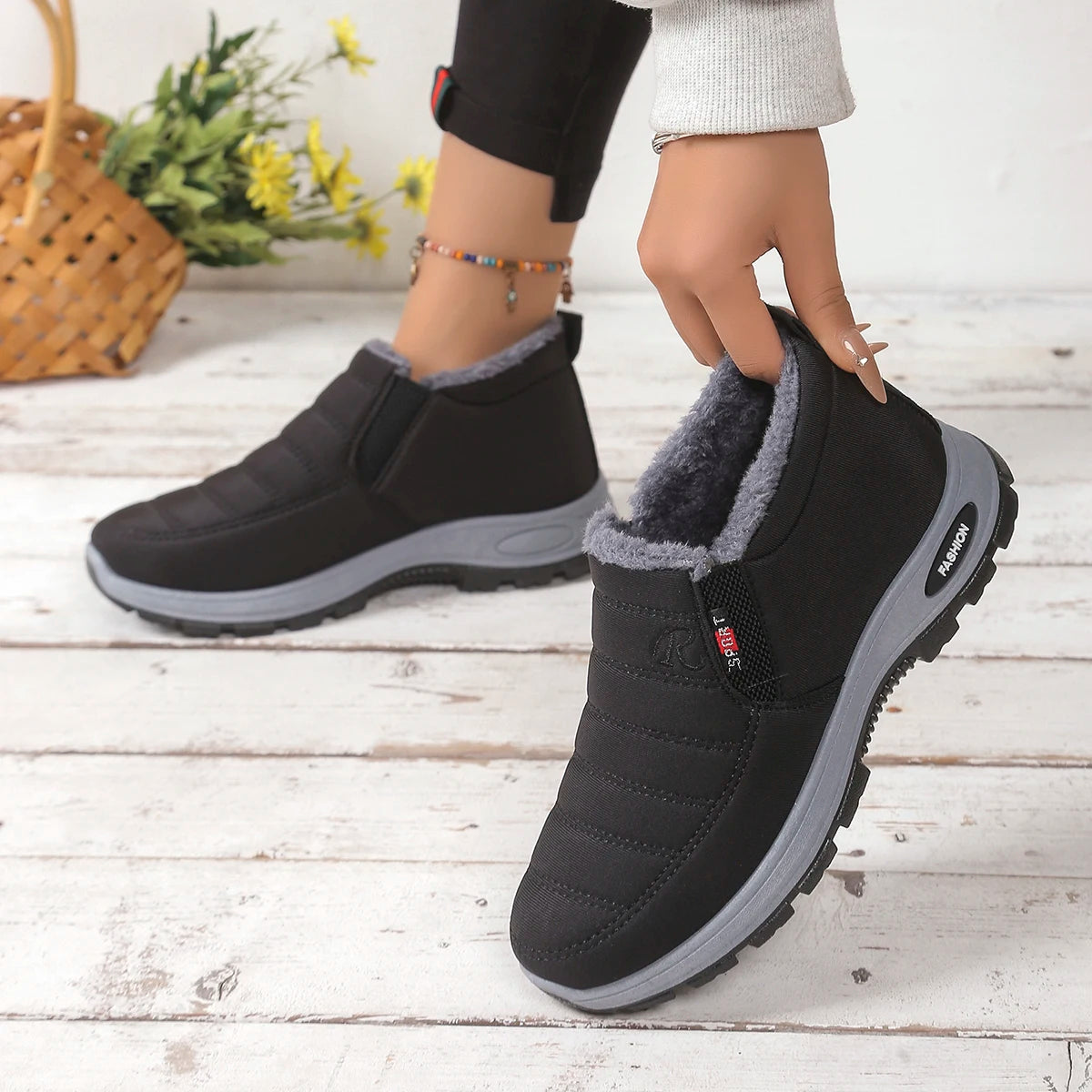 Women's shoes Autumn winter Casual cotton Warm/Wear Resistant Chunky Sole Affordable Free shipping
