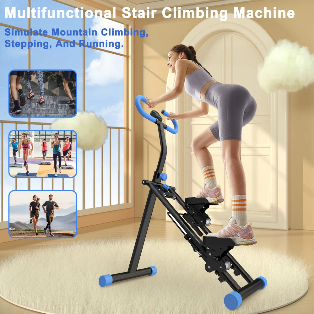 Ye Home Stair Stepper Upgrade Vertical Climber Workout Machine/for Full-Body Exercise, Fitness Equipment with Stable Frame