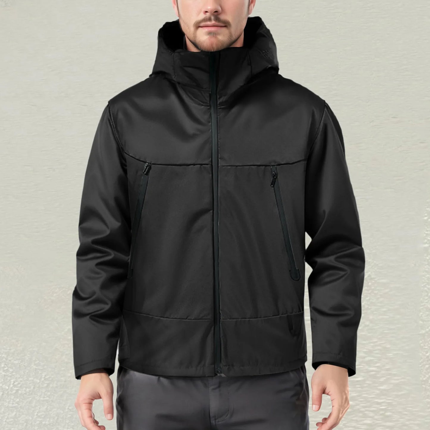 Men's Ski Jacket Lightweight Jackets Men's Waterproof Casual/Outdoor Basketball Jackets Coats With Pocket Windbreaker