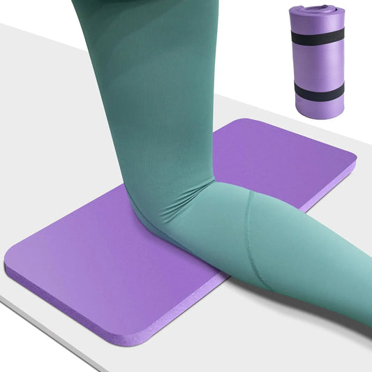 Extra-Thick Yoga Knee Pad Cushion 20mm Thick for Pain-Free Joints/Non-Slip Mat for Home Gym and Pilates