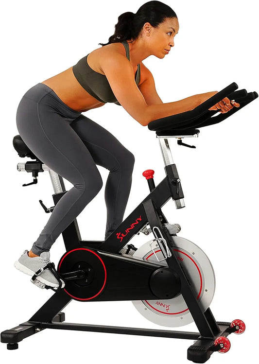 Fitness Magnetic Belt Drive Indoor Cycling Bike/With Optional Connectivity Exercise Gym Equipment