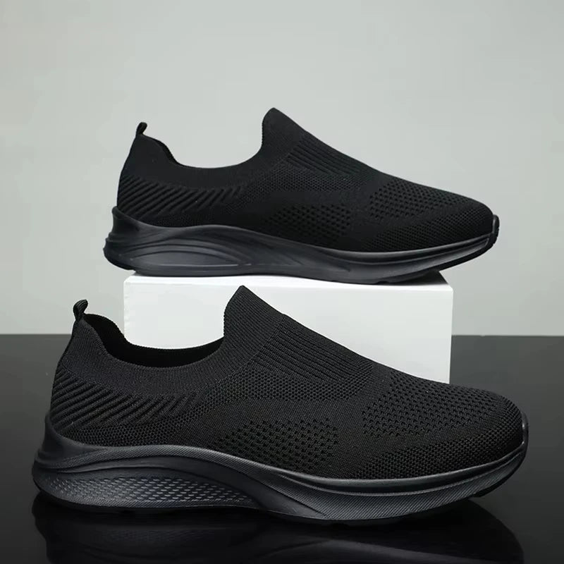 Sneakers Lightweight Loafers Summer Mesh Soft Sole Running/Plus Size Walking Men Outdoor Breathable Casual Shoes