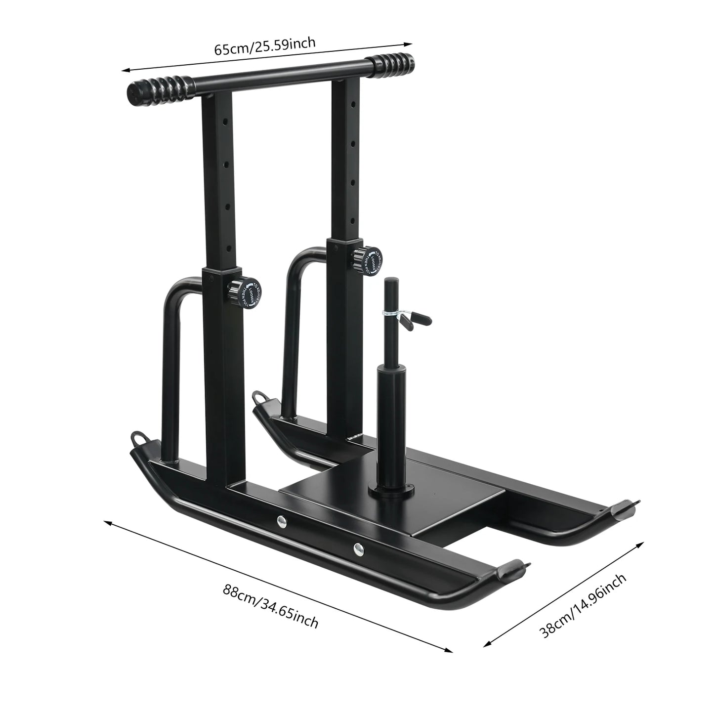 Fitness Sled Weight Sled for Training, 5-Level Height Adjustable/Weighted Sled 440lbs Capacity for Strength/Speed/Football Train