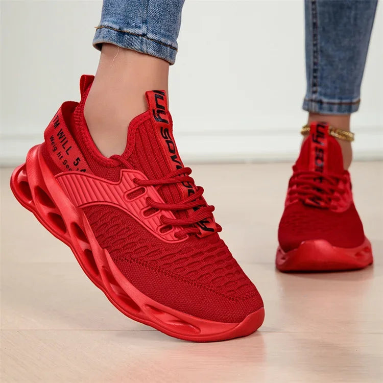 Hot Sale Pink Casual Sneakers Women Blade Shoes Big Light/Breathable Running Shoes Shoes Men Mesh Sports Sneakers
