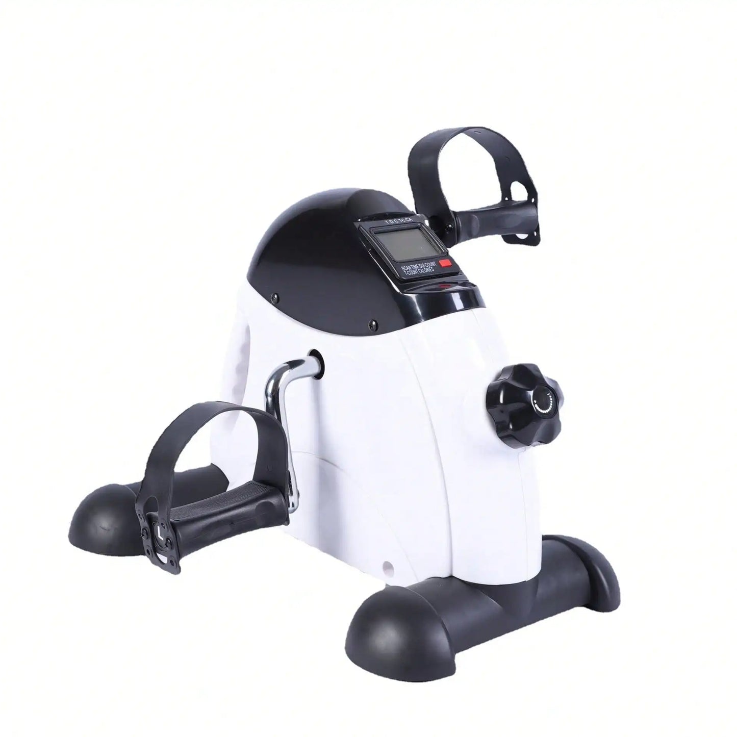 Mini Exercise Bike, Under Desk Bike Pedal Exerciser Portable Foot Cycle/Arm & Leg Peddler Machine With LCD Screen Displays