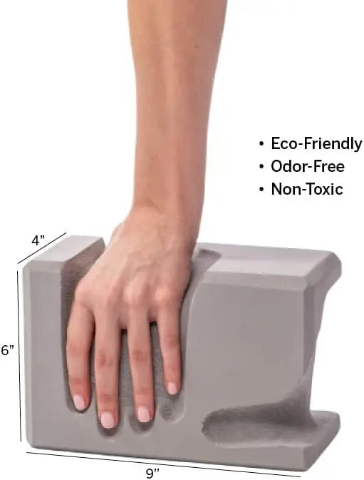 Yoga Blocks 2 Pack Hand-Shaped Blocks/Enhances Comfort Stability EVA Foam Accessories Set