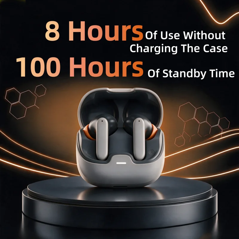 TWS Wireless Earbuds BT 5.4 Low Latency Game Earphones Microphone/Noise Reduction Fast Charging Game Mode Listen Music Earbuds