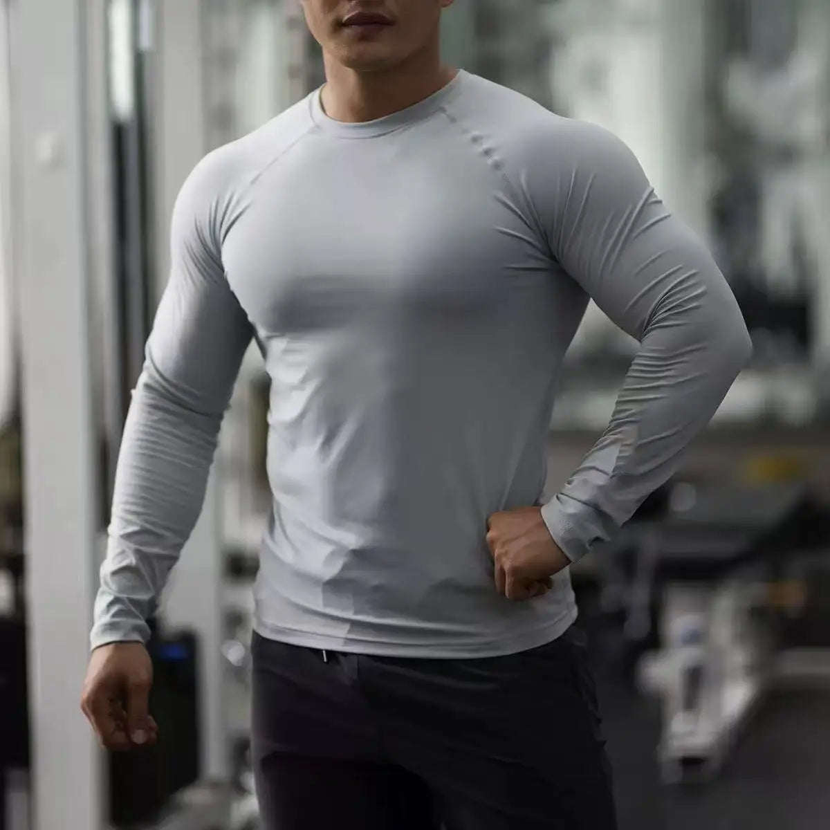 Men Compression Running T-Shirt Fitness Tight Long Sleeve Sport T-shirt/Training Jogging Shirts Gym Sportswear Quick Dry Clothes