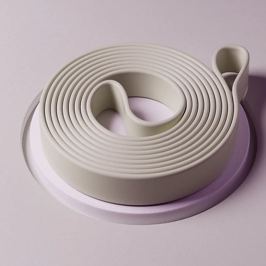 WOSWEIR-Ladies Silicone Fitness Stretch Band for Yoga Resistance Training/Tensile Stretching Pull-Up Assisted Exercise Band