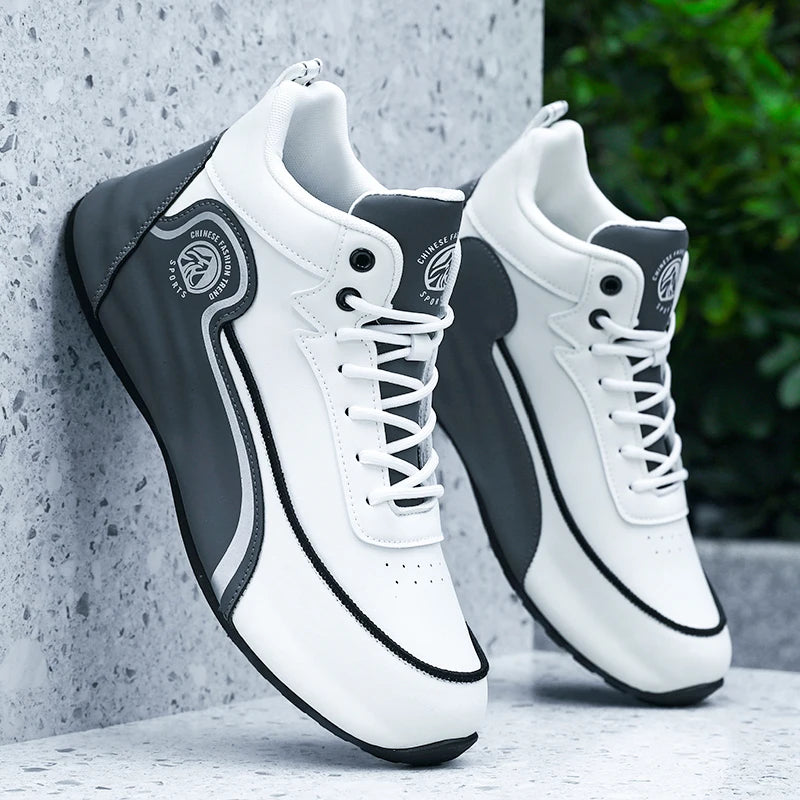 Men's Shoes New Casual Sneakers Shock-Absorbing Breathable/Running Shoes Men's Wear-Resistant Thick-Soled Shoes