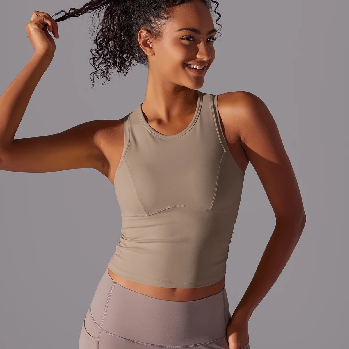 Sleeveless Yoga Vest Slim Sportswear  Stretchy Slim Sports Bra/Breathable Pleated Tank Top Quick Dry Fitness Wear Sexy Slim Top