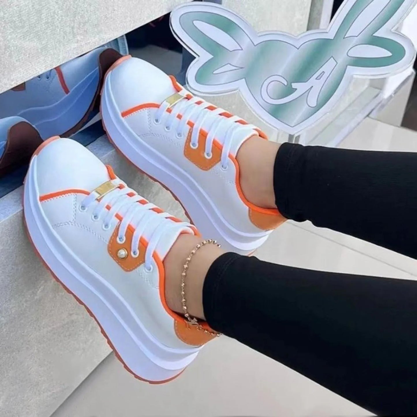 Tennis Shoes For Women Casual Fashionable Large Shoes/Woman Platform Sneakers Ladies Shoes On Offer