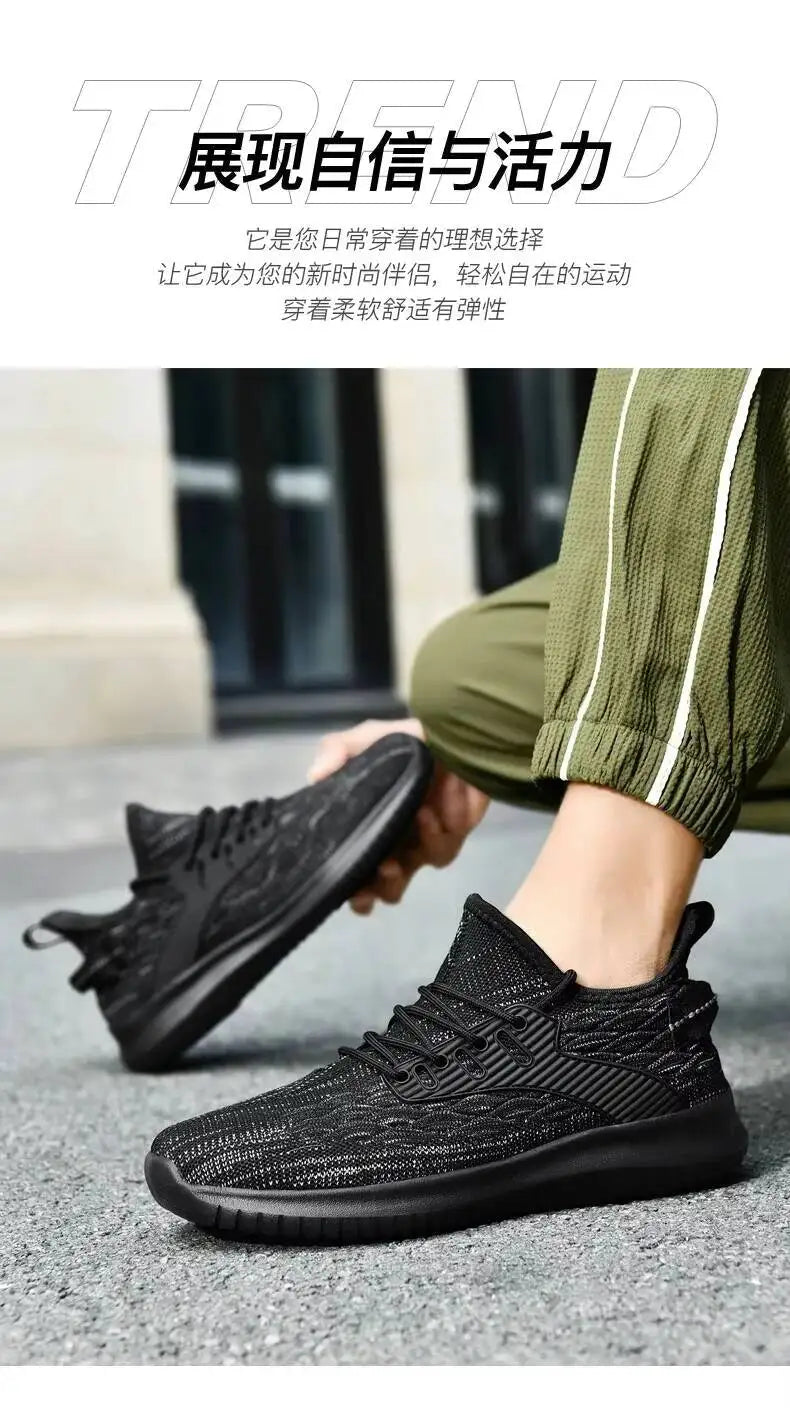 2026 Chef Non-Slip Four Seasons Breathable Hotel Work Light/Outdoor Men's Plus Size Casual Sports Walking Shoes