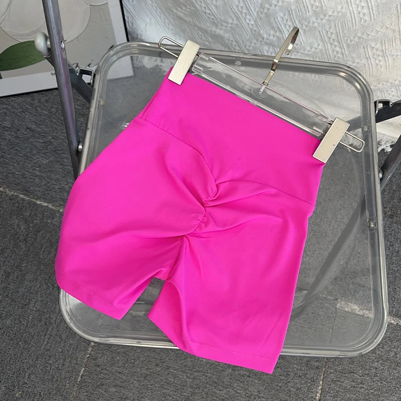 Women Sports Short Yoga Legging Shorts Squat Proof High Waist/Fitness Tight Shorts Quick Drying Cycling Workout Gym Shorts