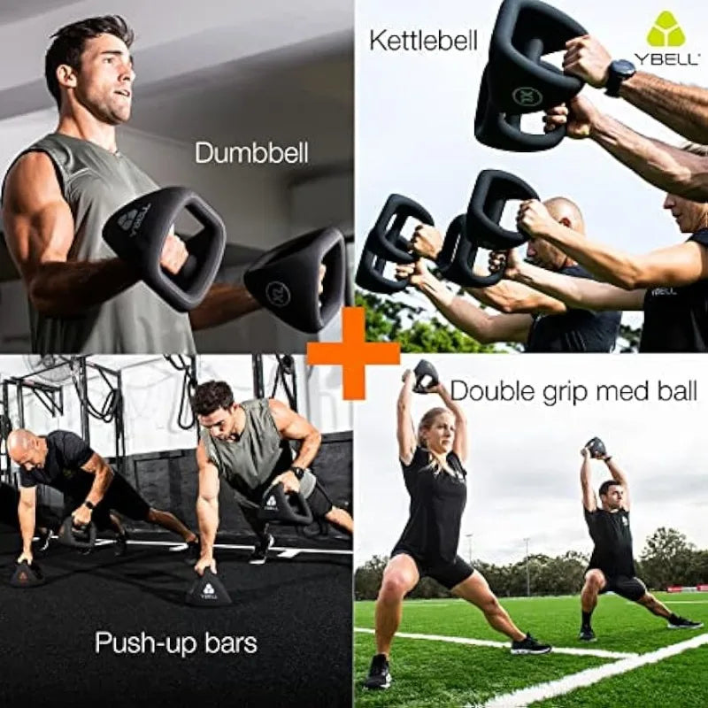 TRX 3-in-1 Kettlebell, Dumbbell/and Push Up Bar Workout Equipment