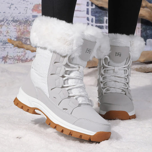 Women Shoes For Cold Weather Snow Boots Female Winter Padded/Thickened New Northeast Cotton Shoes Non Slip Outdoor