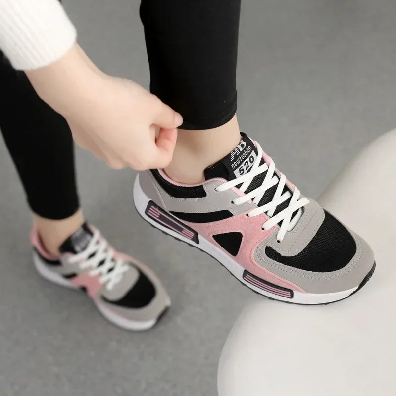 Tennis Women's Vulcanize Shoes Wear-resistant Outdoor Sport/Breathable Fitness Sneakers Women Shoes
