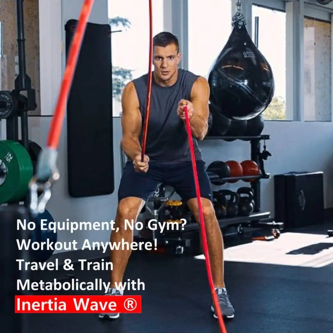 Dynamic Rubber Battle Ropes Alternative for Home and Gym/Maximize Calorie Burn Workout Equipment