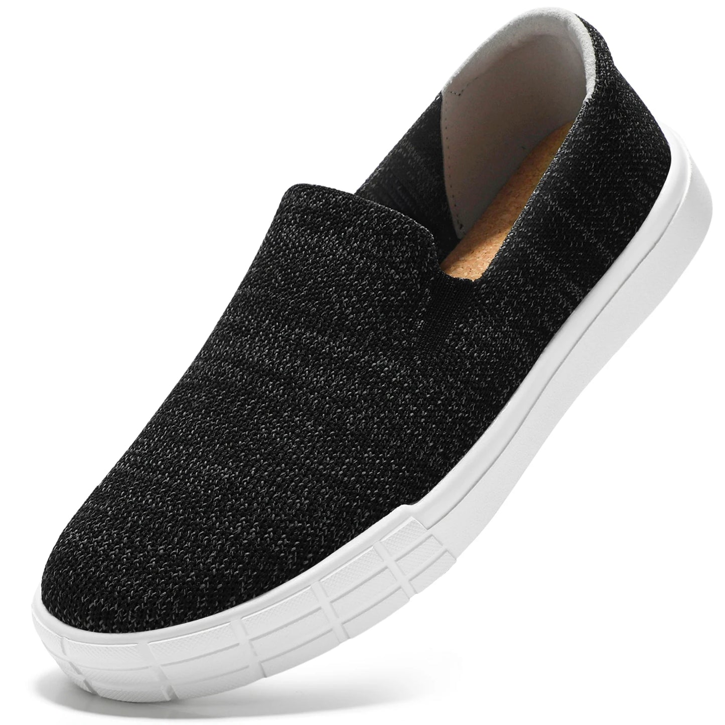 STQ Knit Slip on Shoes Women Breathable Loafers/Comfortable Knit Casual Shoes for Women