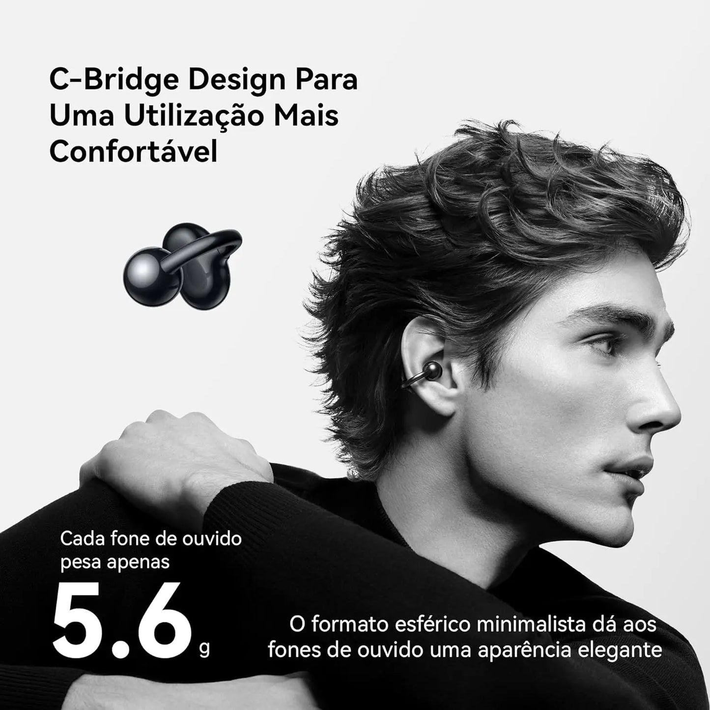 HUAWEI FreeClip Wireless Earbuds Open Ear Bluetooth Earphones/with Long Lasting Battery AI Crystal Clear Sound