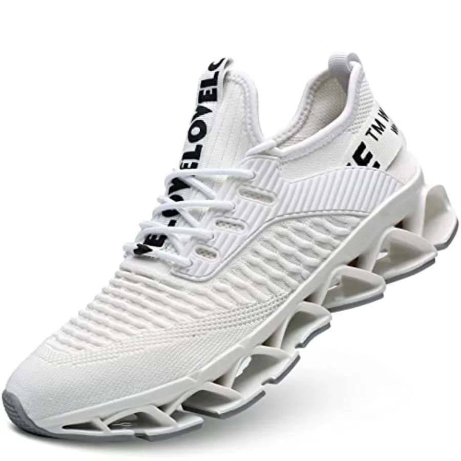 Men's Running Shoes Blade Tennis Walking Fashion Sneakers/Breathable Non Slip Gym Sports Work Trainers