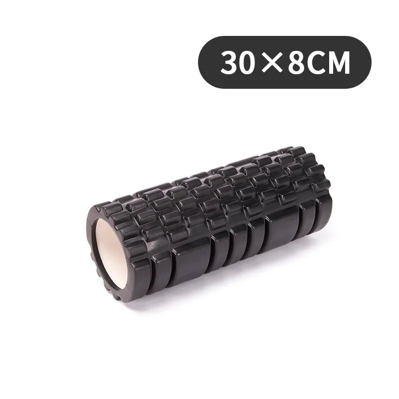 30cm Yoga Column Foam Fitness Muscle Training Pilates Sports Massage/Foam Roller Grid Trigger Point Therapy Home Gym Exercise