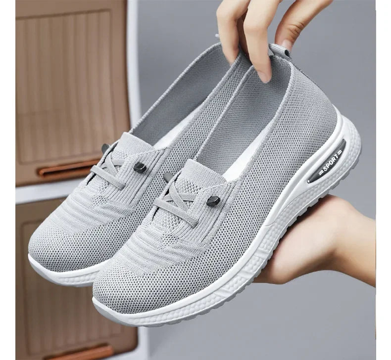 Women's Casual Shoes Fashion Breathable Walking Flat Bottom/Sports Shoes Women's Fitness Large Pink Women's Shoes